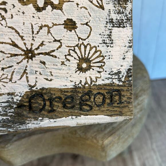 Oregon Wall Art Wood Art Boho Home Decor Pacific Northwest Gift PacNW NEW - Picture 4 of 5